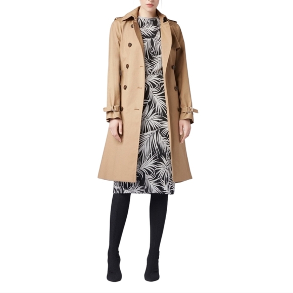 HUGO BOSS EMAGO PALM PRINT DRESS Size SMALL - Picture 2 of 16